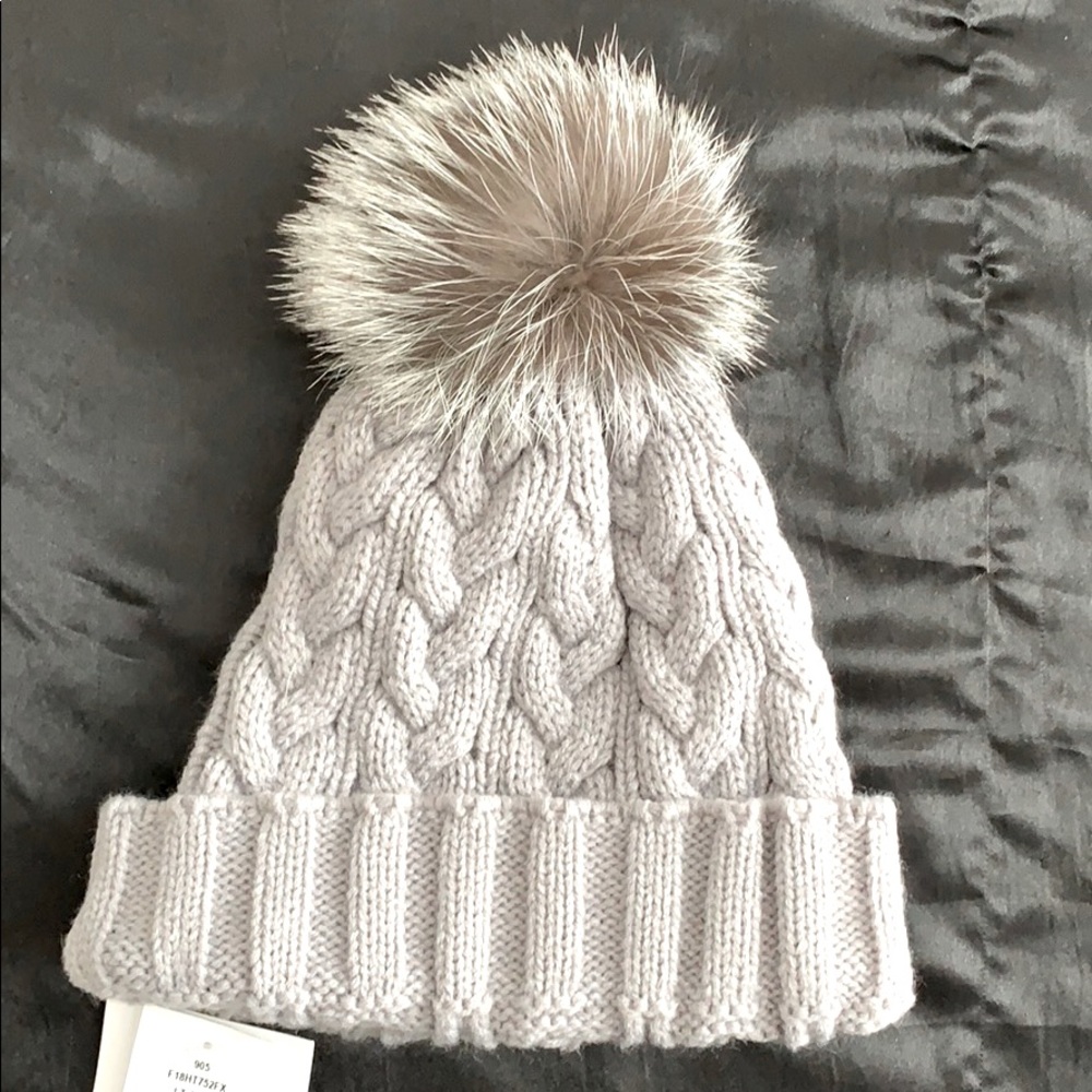 Fur Pom Pom Hat